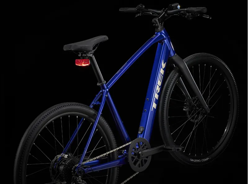 Trek Dual Sport+ 2 Hex Blue Electric Hybrid Bike-3